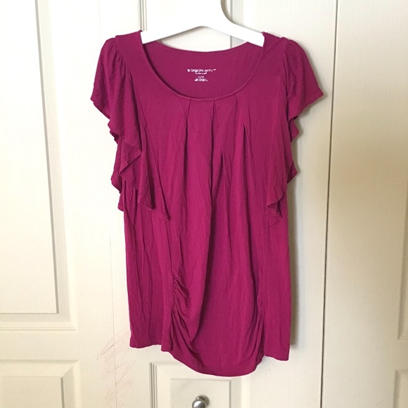 Liz Lange for Target Short Sleeve Maternity Shirt - Picture 1 of 2